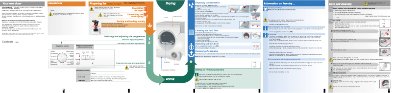 Page n°1 - Manuel utilisateur Siemens WT44C101EE