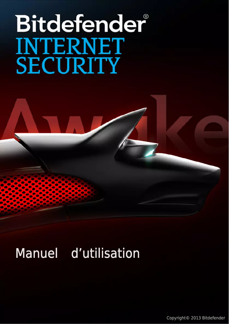 Page 1 de la notice Manuel utilisateur Bitdefender Internet Security 2014