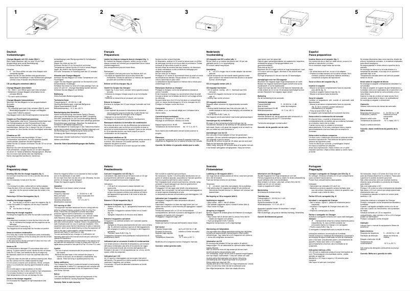 Image de la première page du manuel de l'appareil CDC A06