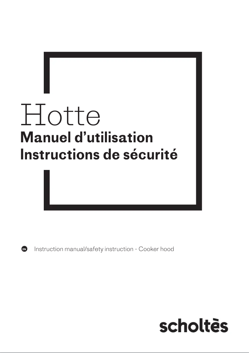 Image de la première page du manuel de l'appareil SOHT1910X