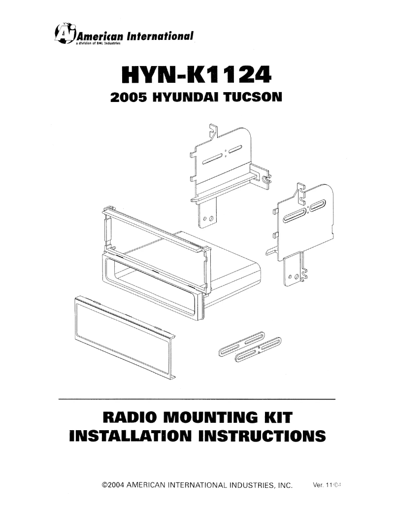 Page n°1 - Manuel utilisateur American International HYNK1124
