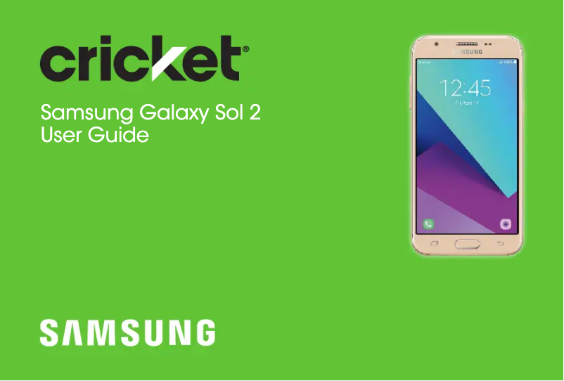 Page 1 de la notice Manuel utilisateur Samsung Galaxy Sol 2