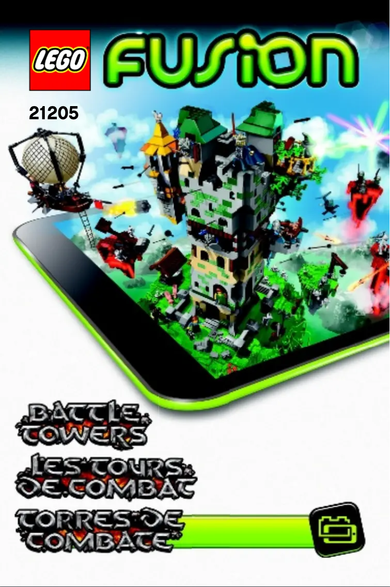 Image de la première page du manuel de l'appareil FUSION Battle Towers 21205