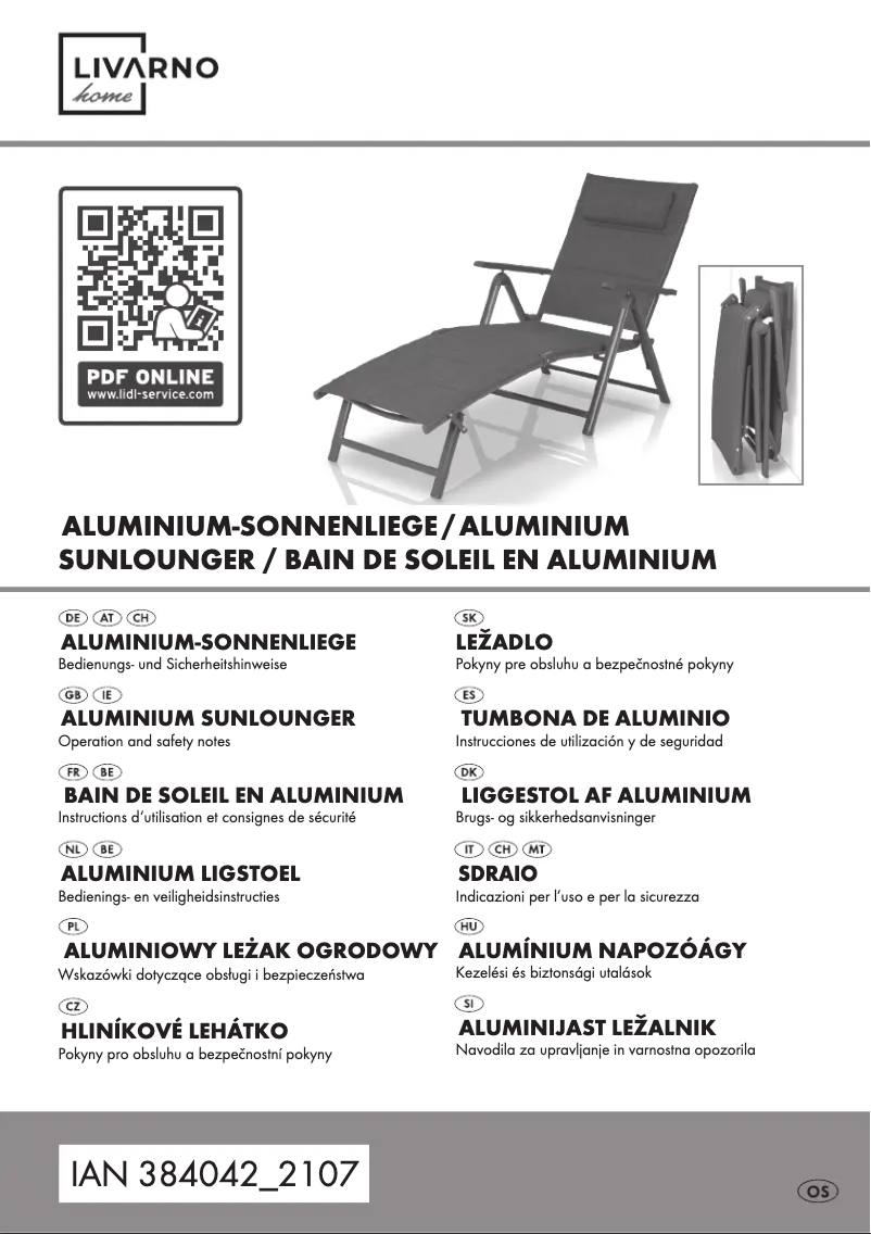 Image de la première page du manuel de l'appareil HG05829