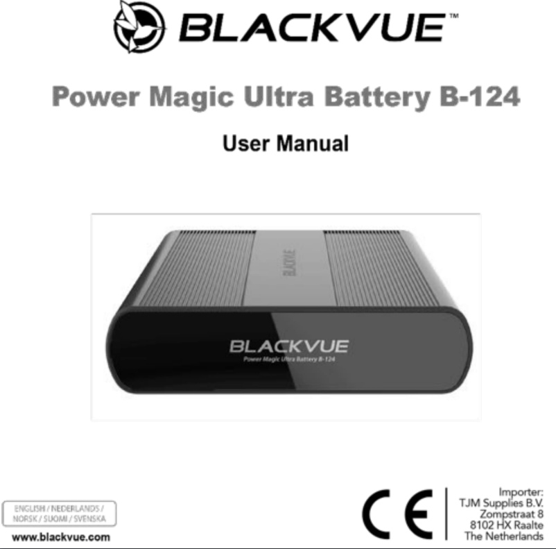 Image de la première page du manuel de l'appareil Power Magic Ultra Battery B-124