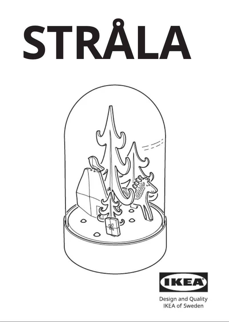 Image de la première page du manuel de l'appareil STRÅLA 005.629.34