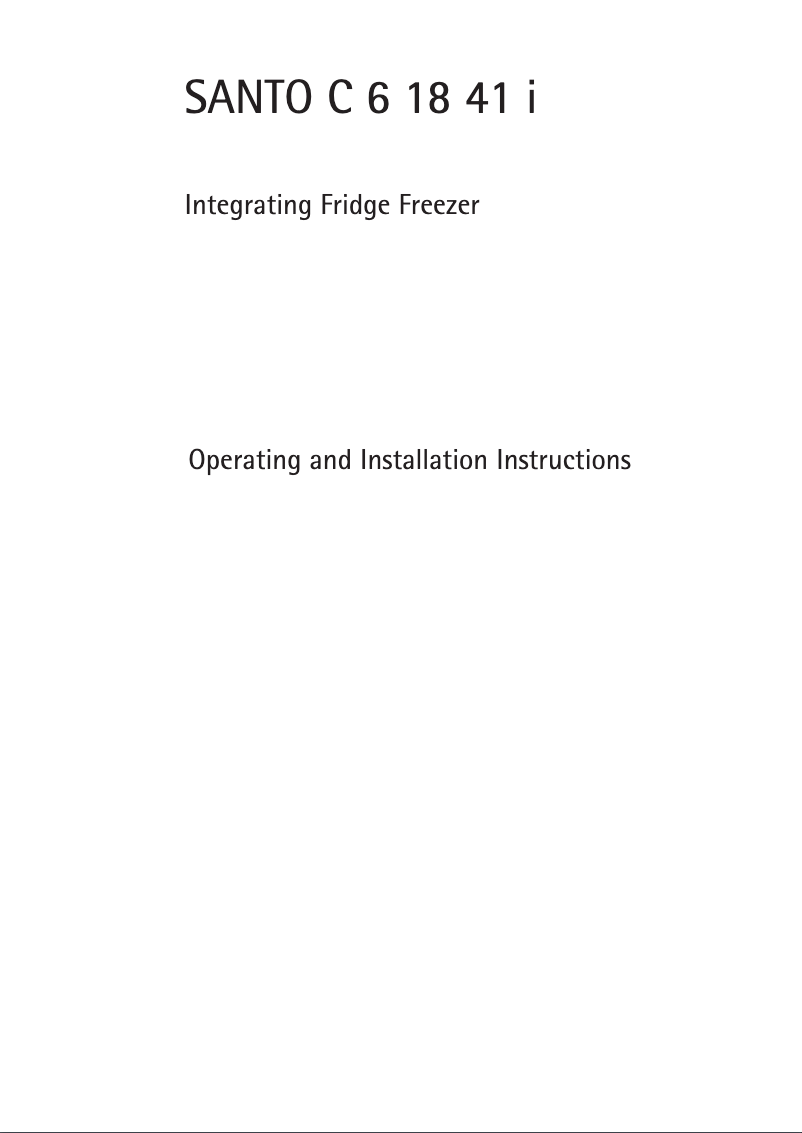 Página 1 del manual Manual de usuario AEG SANTO C61841I