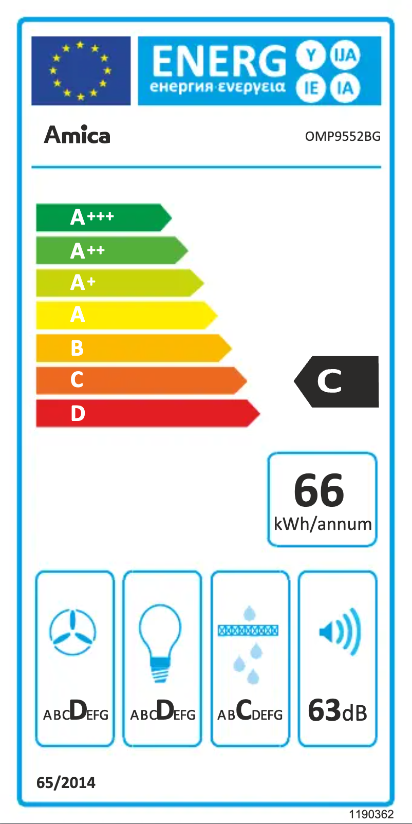 Image de la première page du manuel de l'appareil OMP9552BG