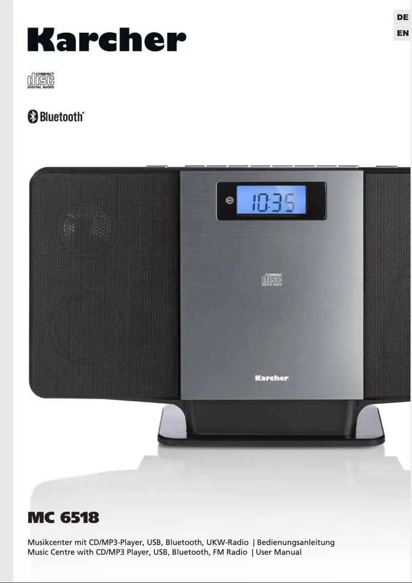 Page 1 de la notice Manuel utilisateur Kärcher MC 6518