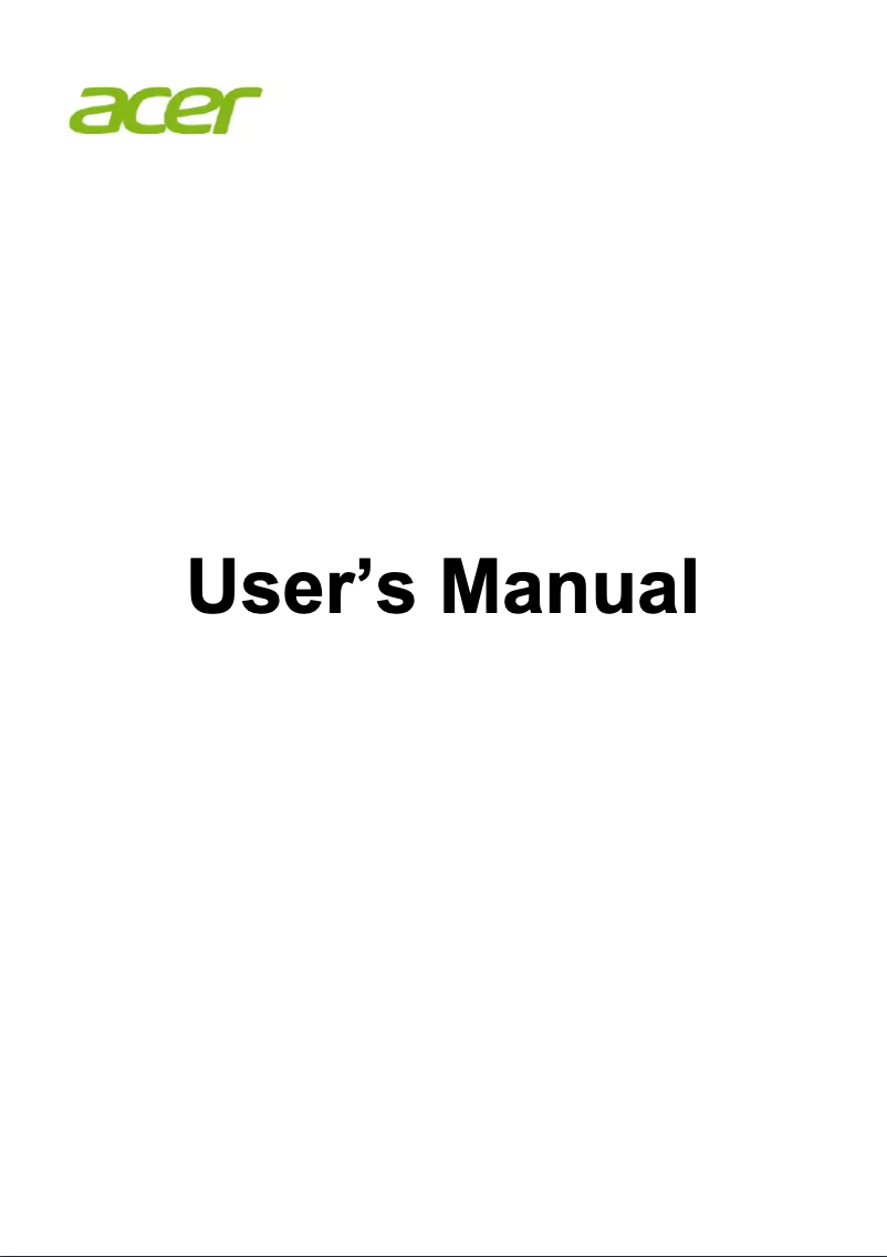 Página 1 del manual Manual de usuario Acer Altos P10 F8