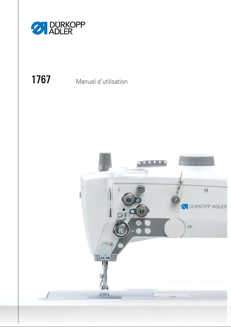 Page n°1 - Manuel utilisateur Dürkopp Adler 1727