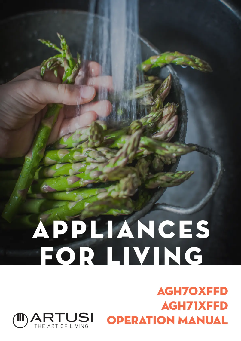 Page 1 de la notice Manuel utilisateur Artusi AGH71XFFD