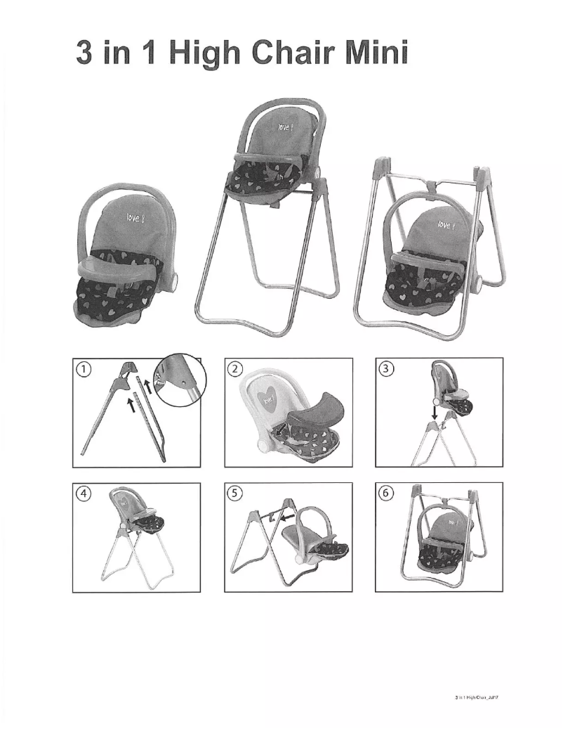 Image de la première page du manuel de l'appareil Doll Julia Pram or 5 in 1 Playset 621328973311