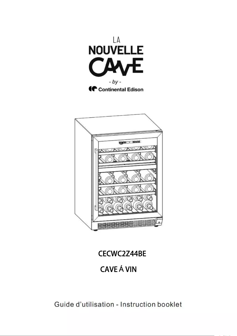 Page 1 de la notice Manuel utilisateur Continental Edison CECWC2Z44BE