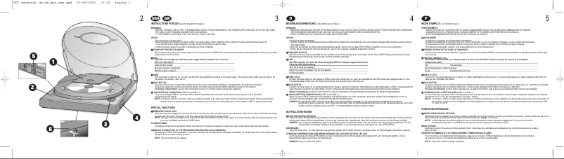 Page 1 de la notice Manuel utilisateur Philips JR24CDRWK-00