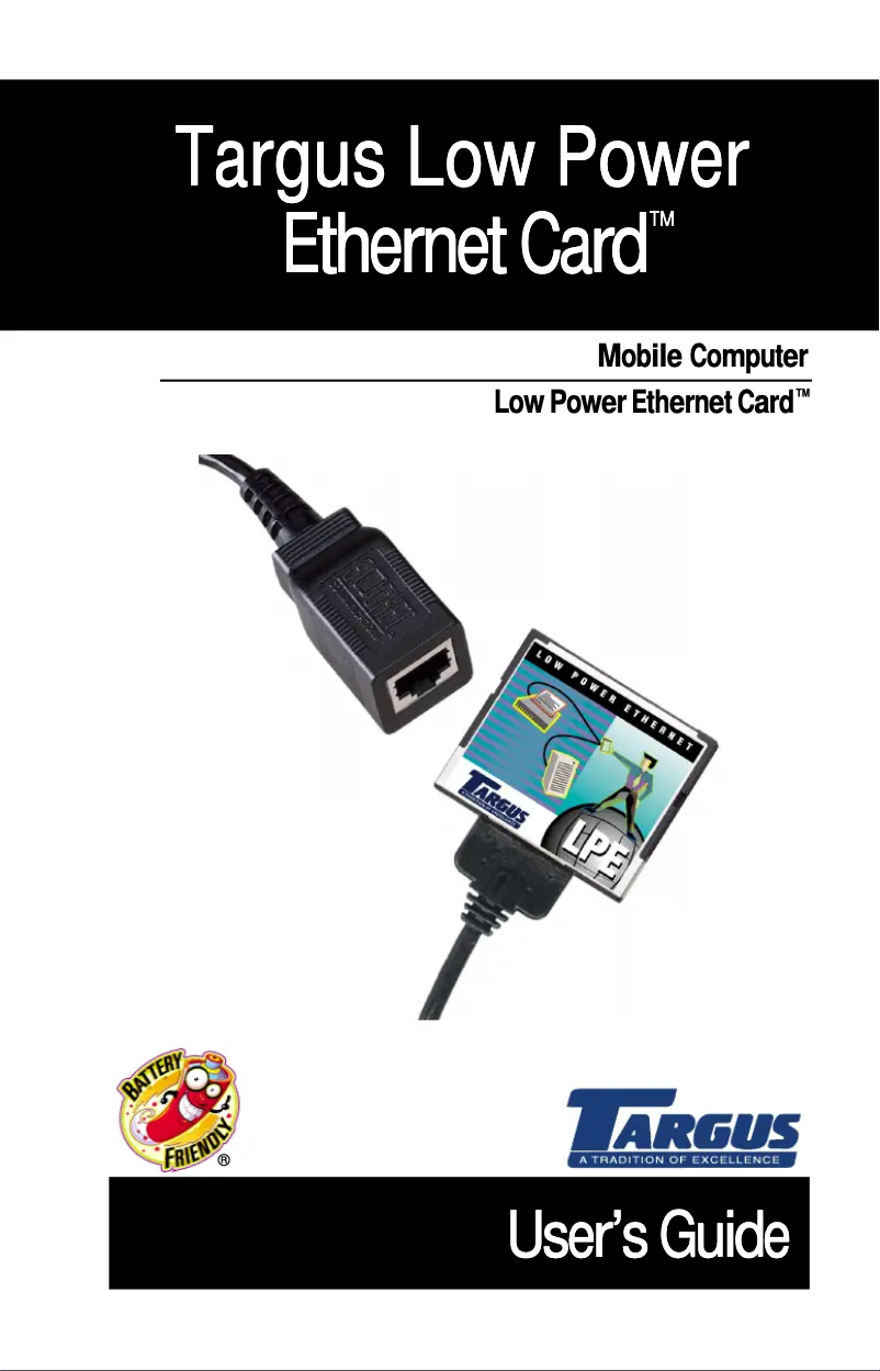 Page n°1 - Manuel utilisateur Targus PA610U