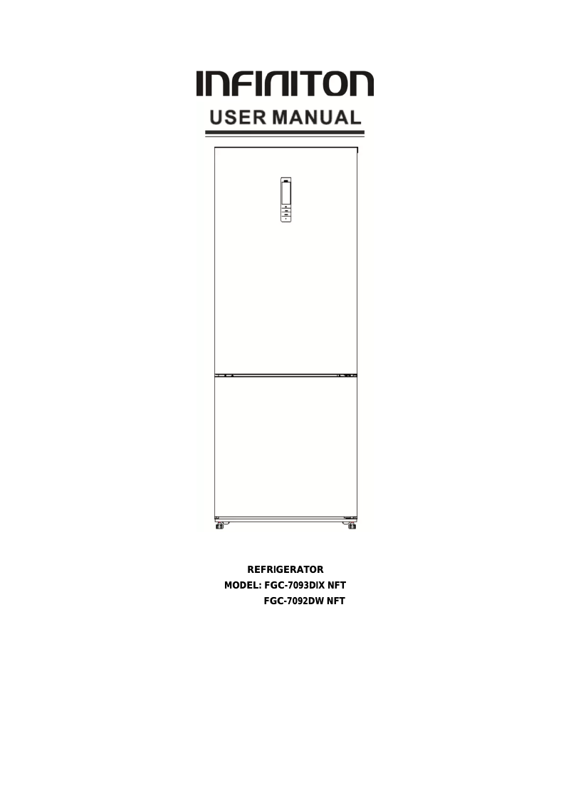 Page n°1 - Manuel utilisateur Infiniton FGC-7092DW NFT
