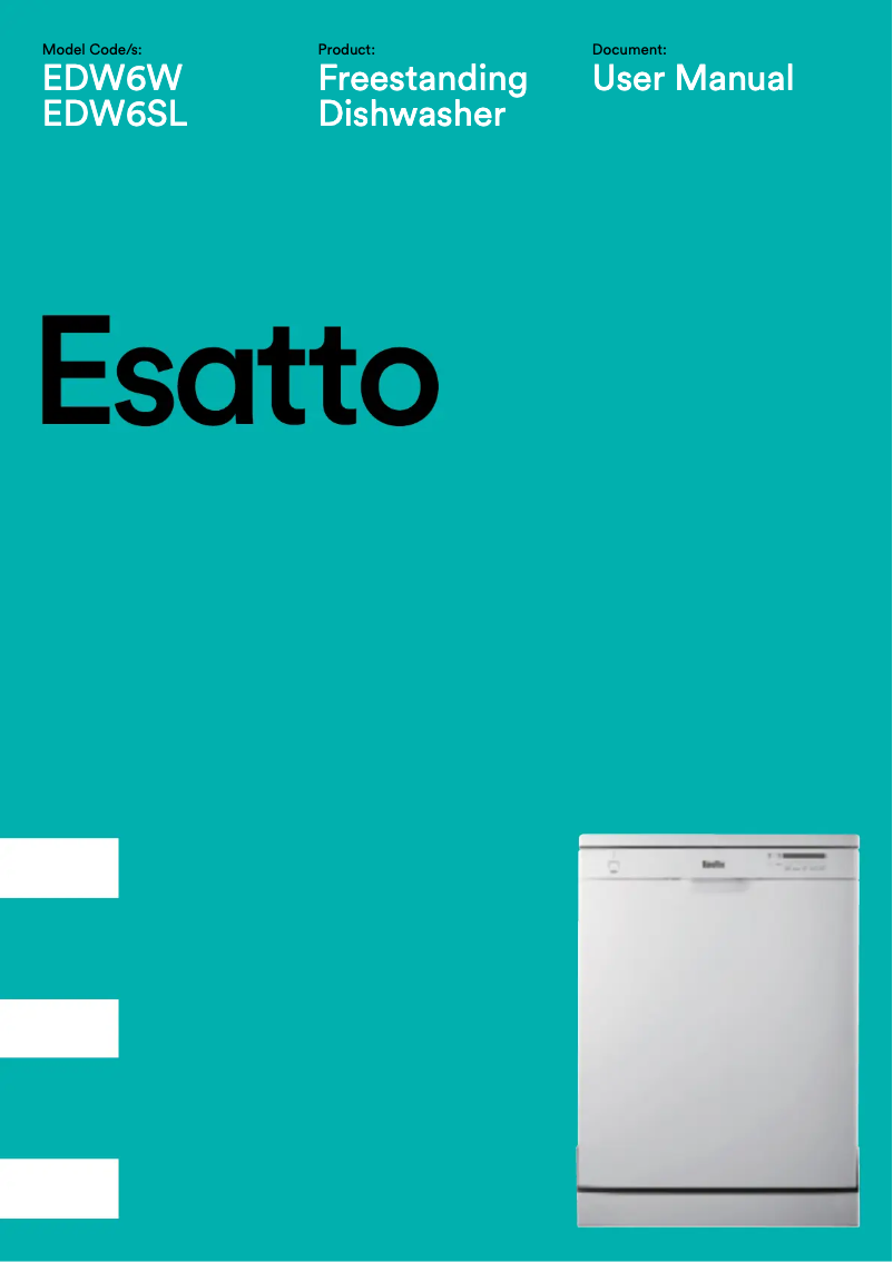 Page 1 de la notice Manuel utilisateur Esatto EDW6W