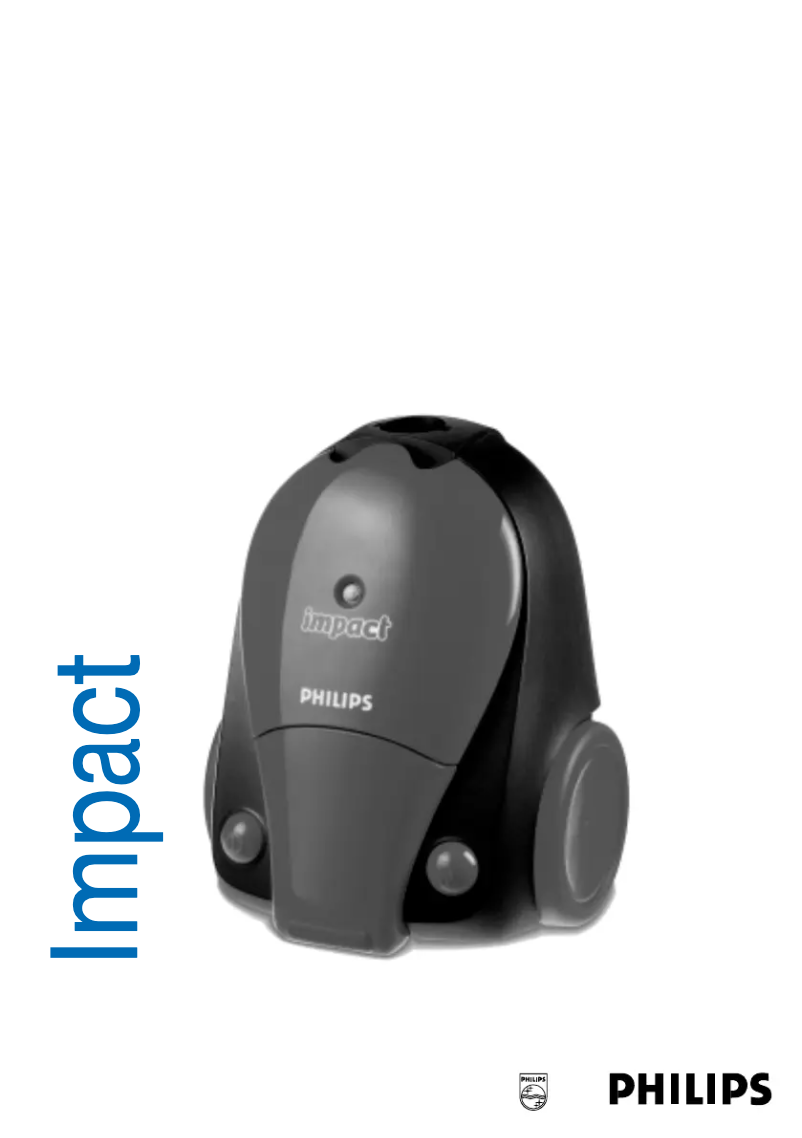 Image de la première page du manuel de l'appareil Impact HR8360