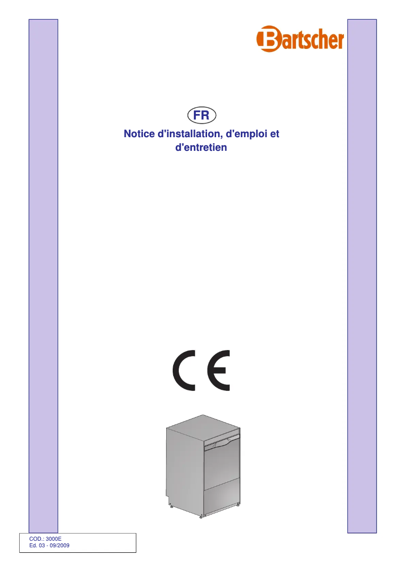 Image de la première page du manuel de l'appareil TF401LPW