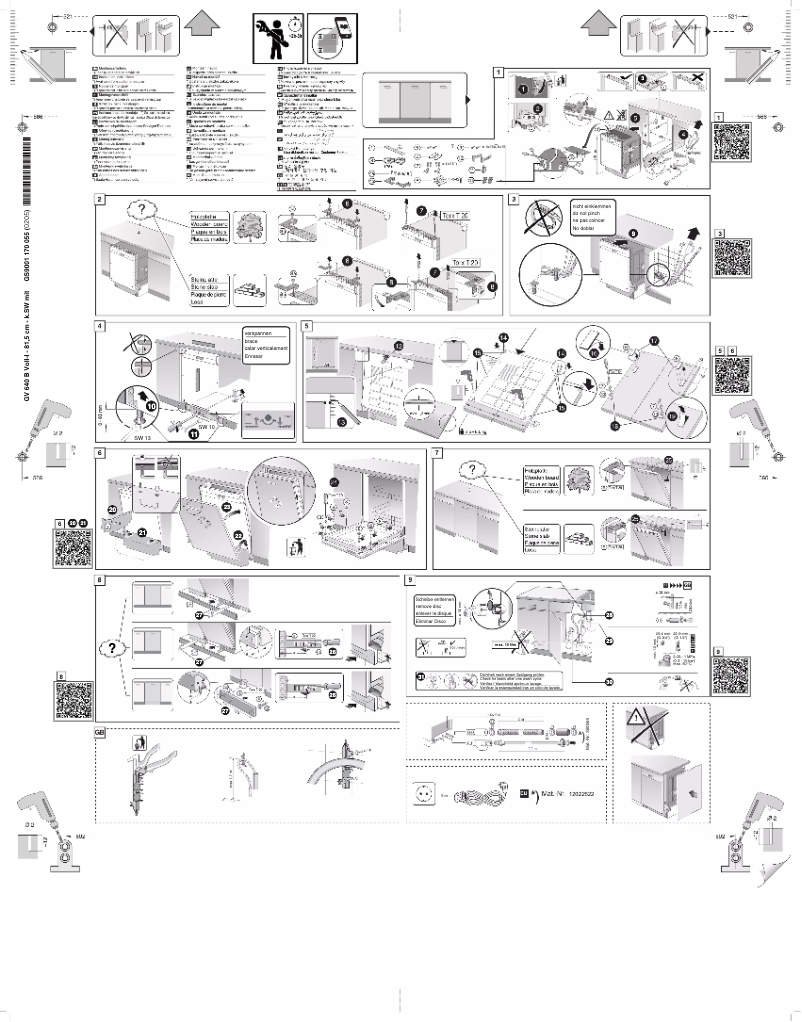 Page 1 de la notice Manuel utilisateur Bosch SGV4HVX37E