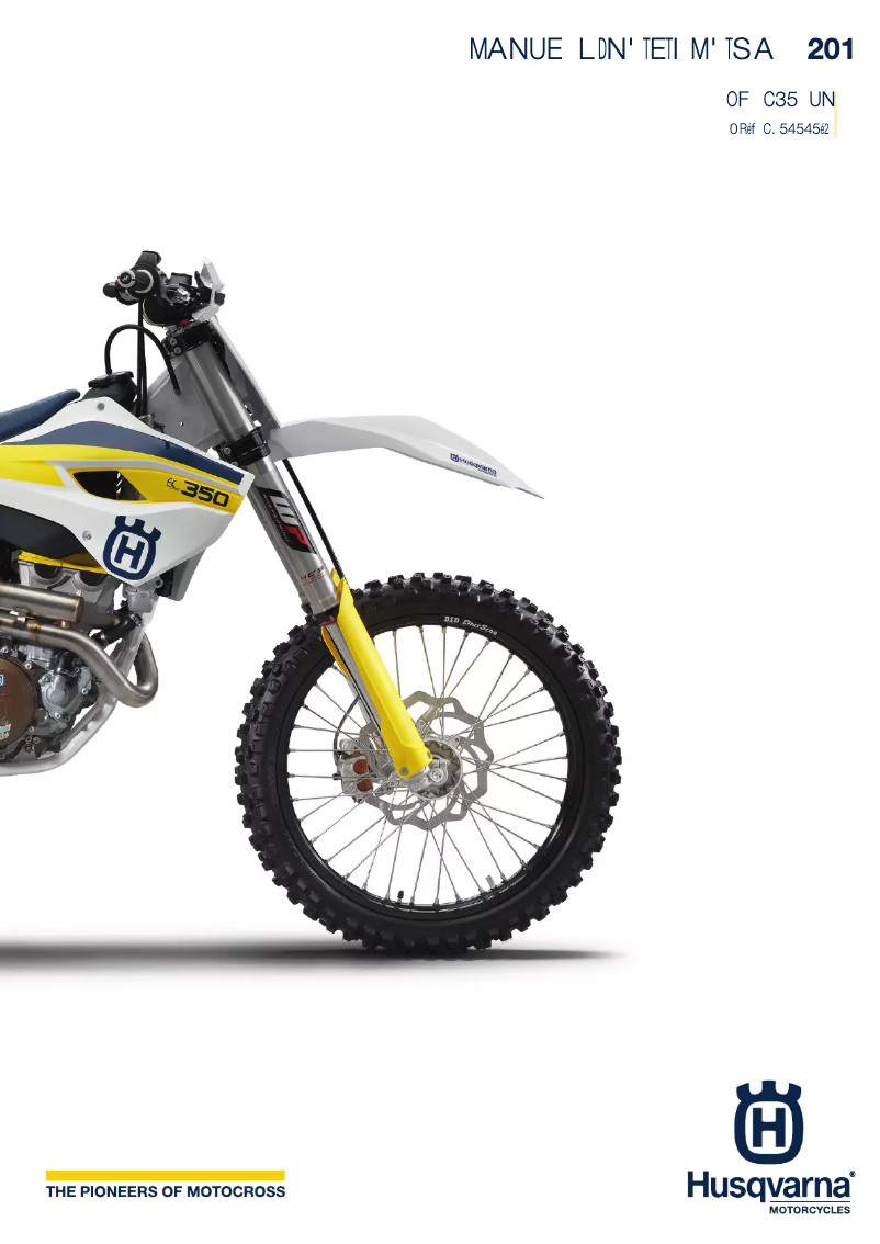 Page 1 de la notice Manuel utilisateur Husqvarna FC 350 (2015)