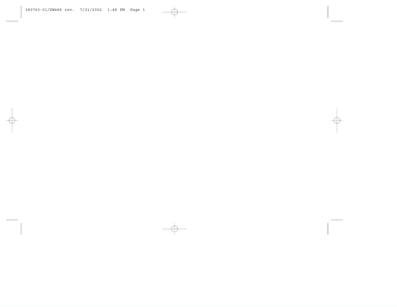 Image de la première page du manuel de l'appareil DW494