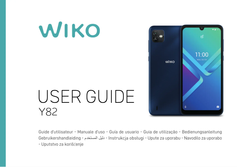 Page n°1 - Manuel utilisateur Wiko Y82