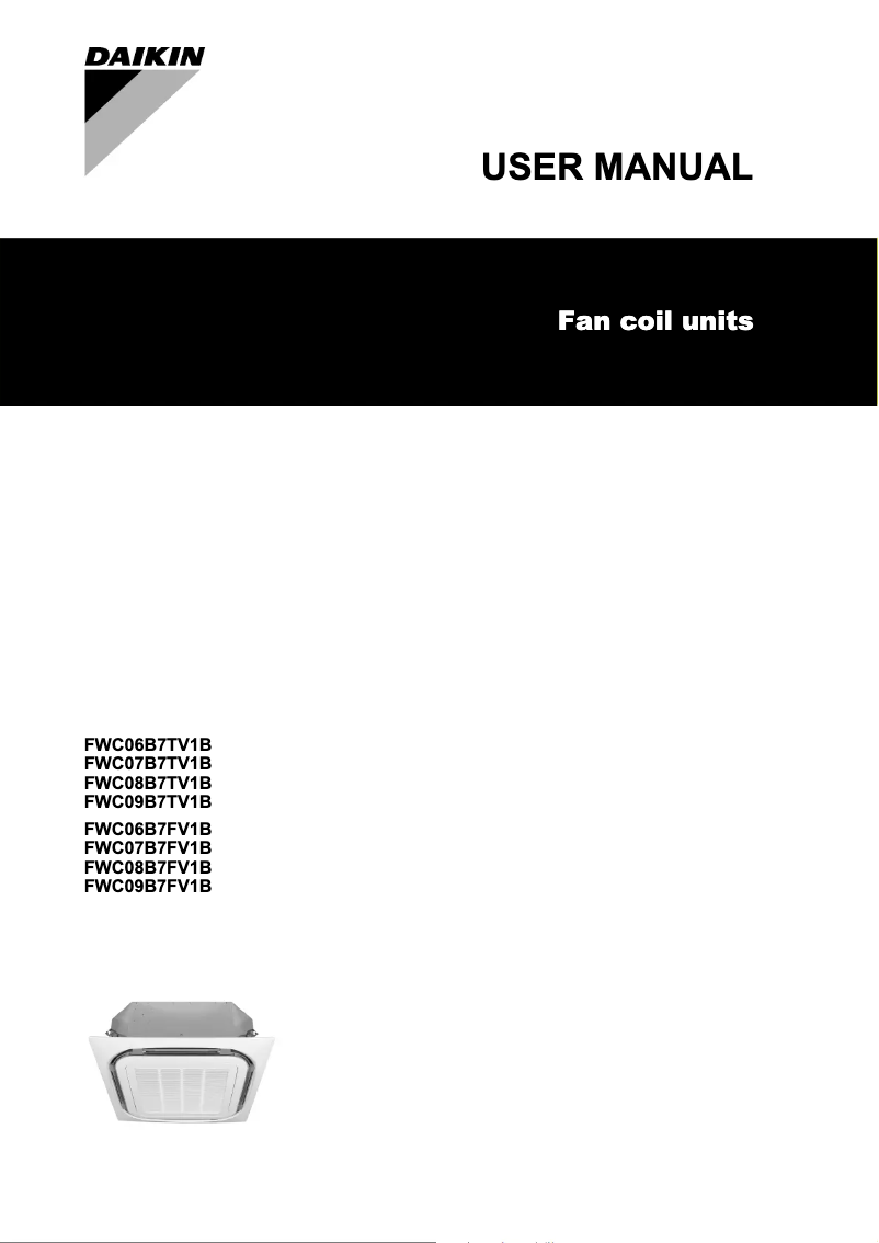 Imagen de la primera página del manual del dispositivo FWC09B5FV1B