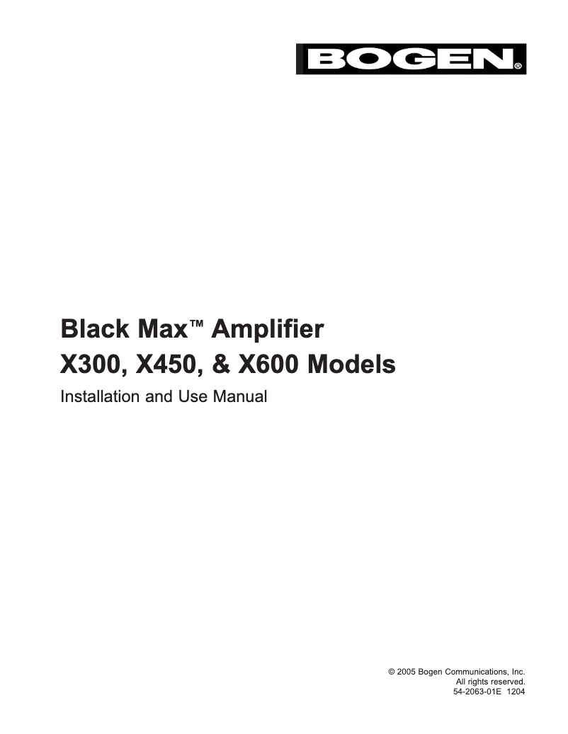 Image de la première page du manuel de l'appareil X450