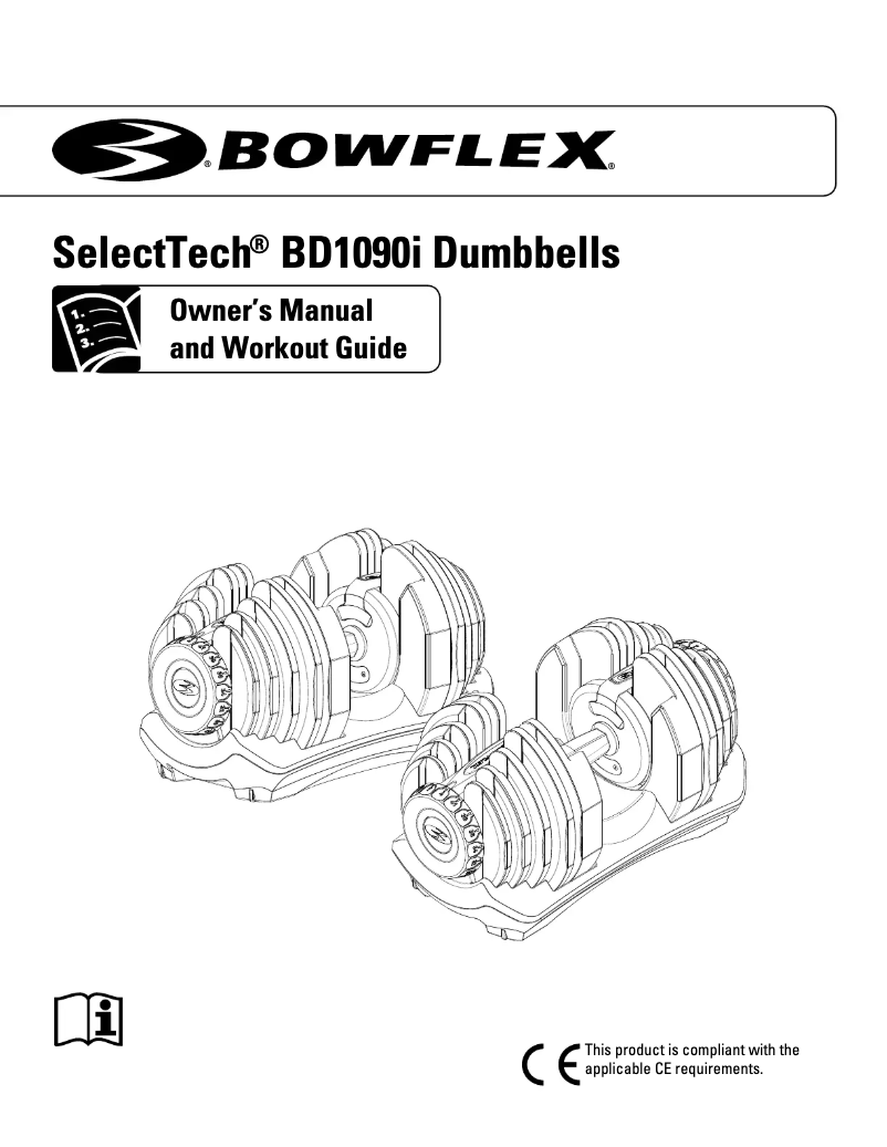 Page n°1 - Manuel utilisateur Bowflex SelectTech 1090i