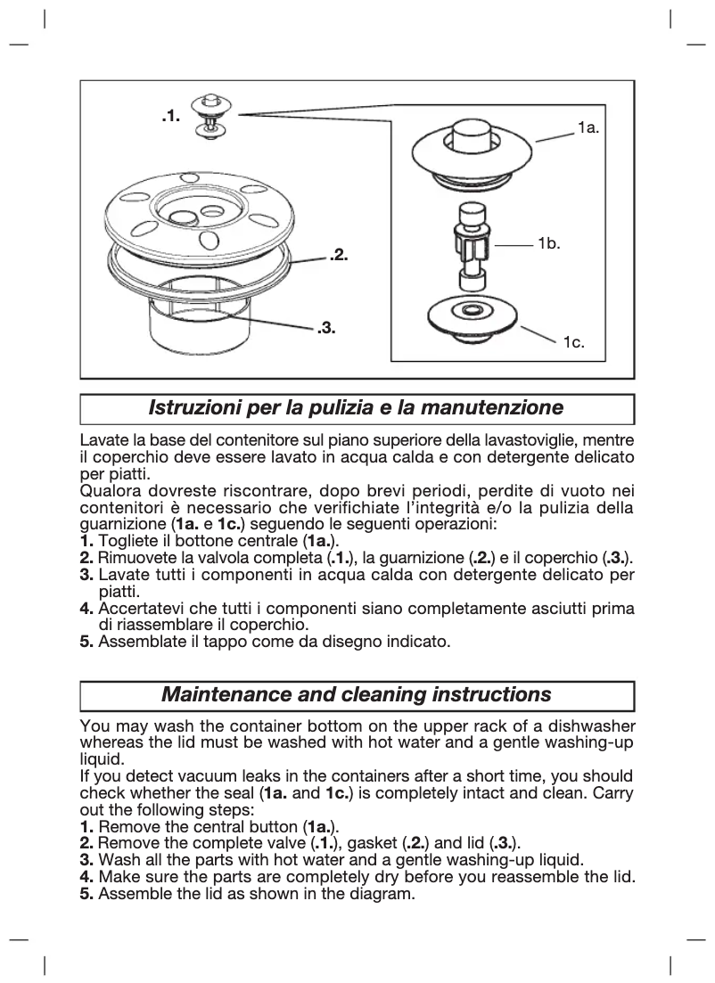 Imagen de la primera página del manual del dispositivo VCK 150