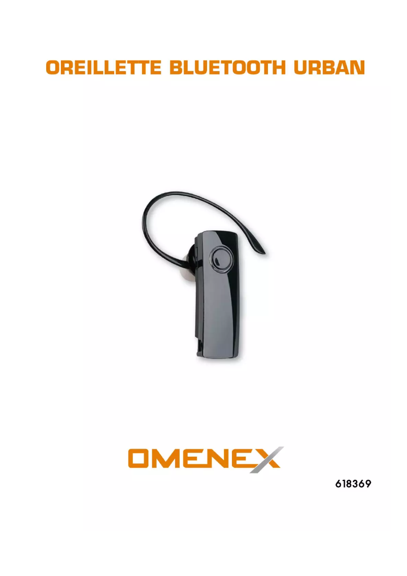 Page 1 de la notice Manuel utilisateur Omenex 618369
