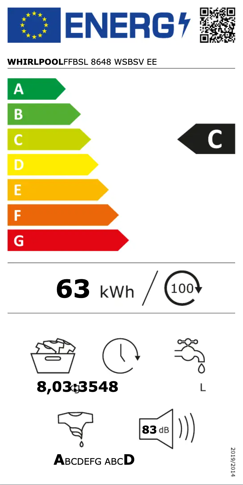 Image de la première page du manuel de l'appareil FFBSL 8648 WSBSV