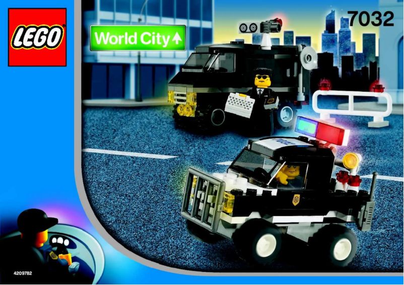 Page 1 de la notice Manuel utilisateur Lego Highway Patrol and Undercover Van