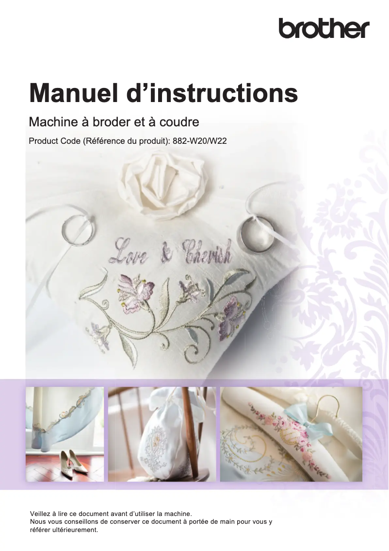 Image de la première page du manuel de l'appareil Innov-is XV8500D