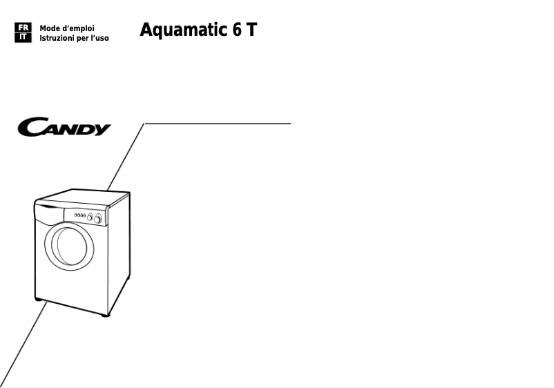 Page 1 de la notice Manuel utilisateur Candy LB AQ 6 T RU