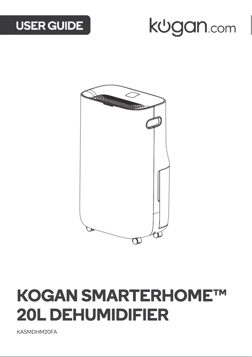 Image de la première page du manuel de l'appareil SmarterHome KASMDHM20FA
