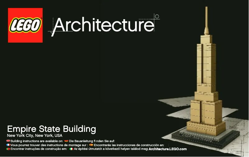Image de la première page du manuel de l'appareil Empire State Building 21002