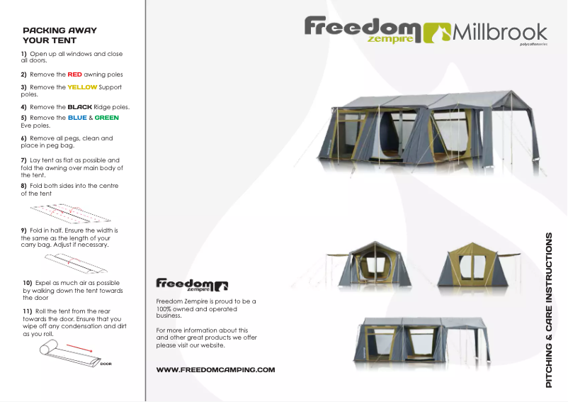 Page n°1 - Manuel utilisateur Zempire Millbrook