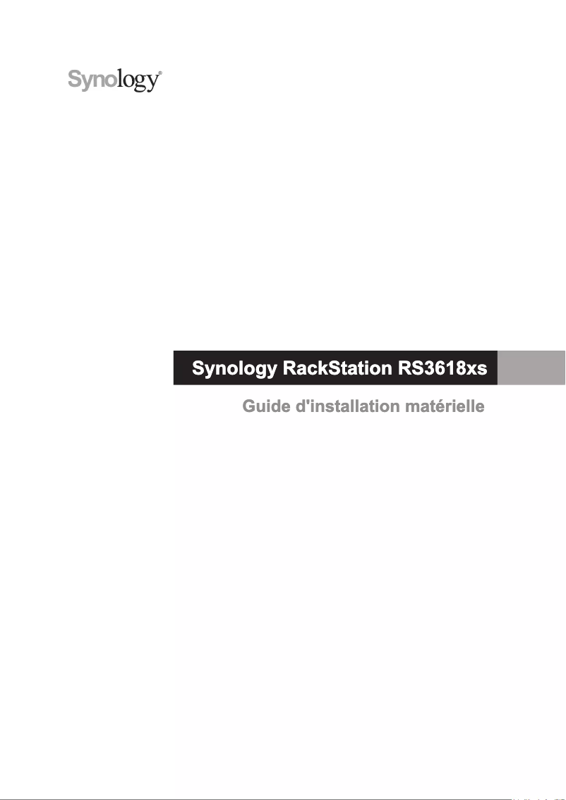 Imagen de la primera página del manual del dispositivo RS3618xs