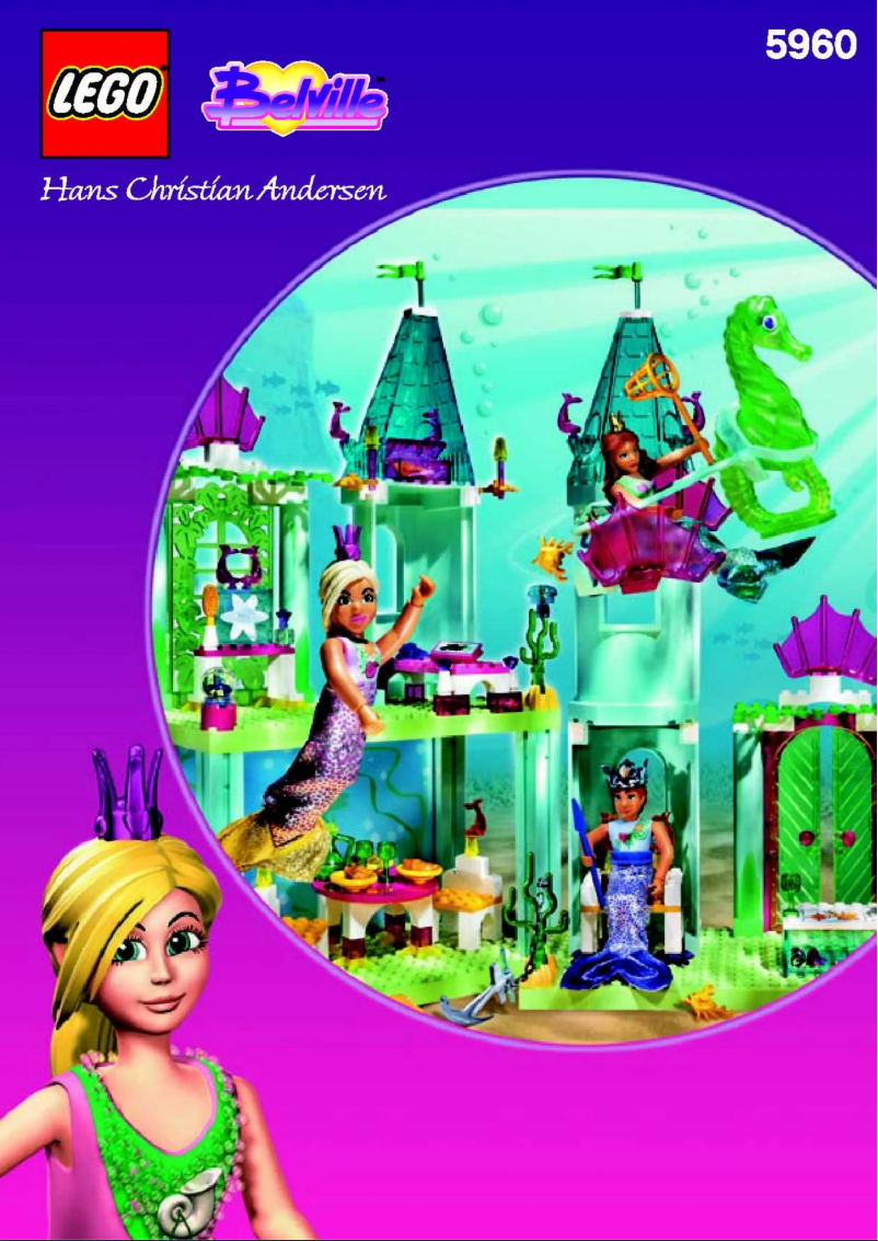 Page 1 de la notice Manuel utilisateur Lego The Mermaid Castle