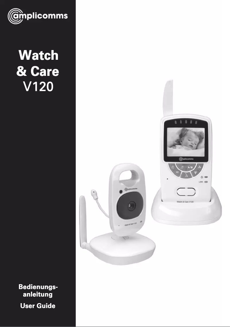 Page 1 de la notice Manuel utilisateur Amplicomms Watch and Care V120
