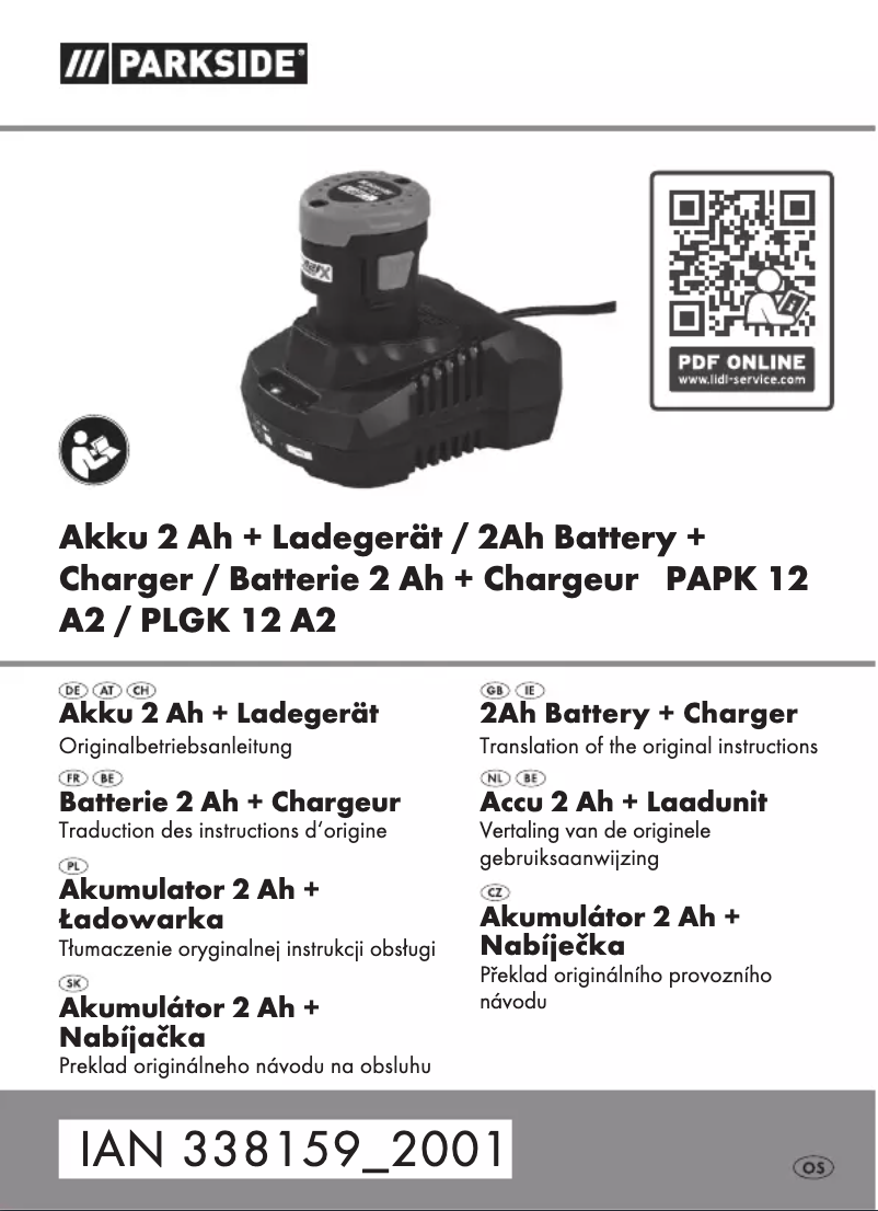 Image de la première page du manuel de l'appareil PAPK 12 A2