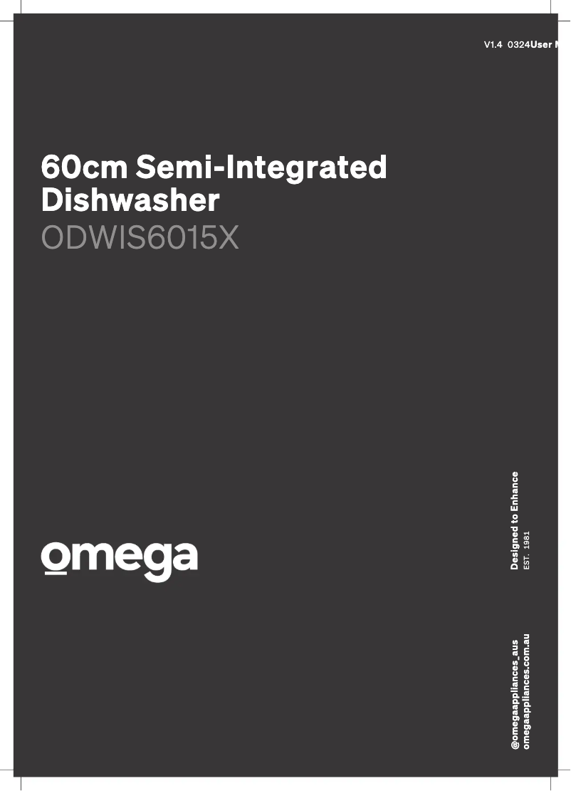 Page 1 de la notice Manuel utilisateur Omega ODWIS6015X