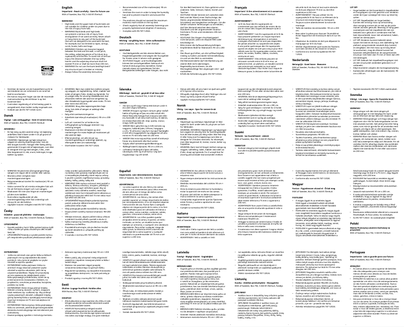 Image de la première page du manuel de l'appareil SVÄRTA 102.479.73