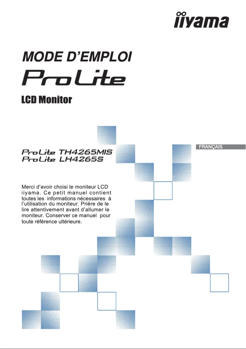 Image de la première page du manuel de l'appareil LH4265S