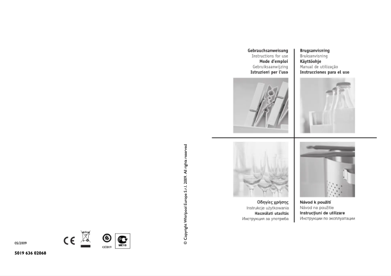 Page n°1 - Manuel utilisateur Whirlpool WTE1811 W