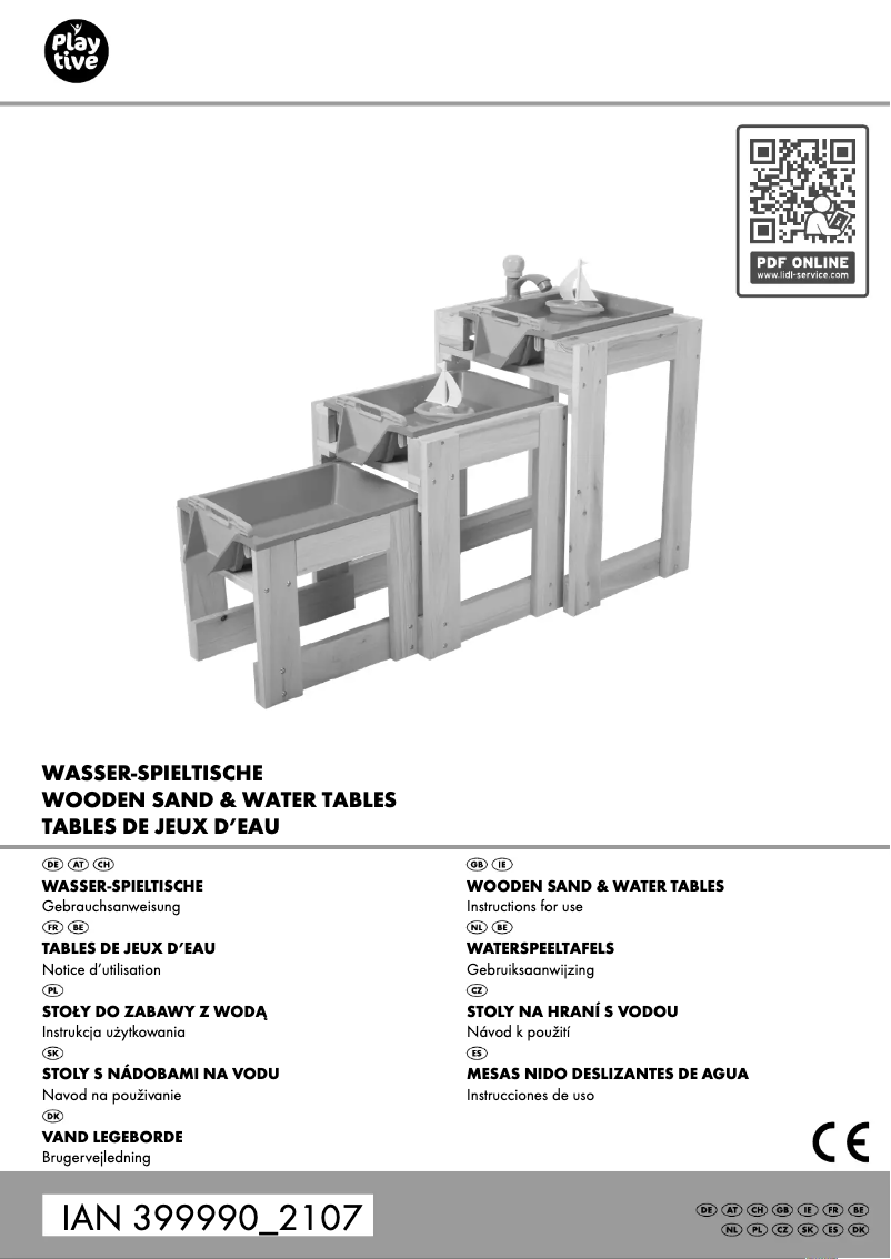 Page 1 de la notice Manuel utilisateur Playtive IAN 399990