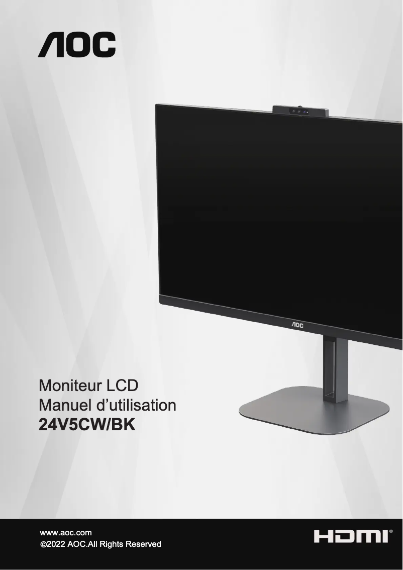 Image de la première page du manuel de l'appareil 24V5CW